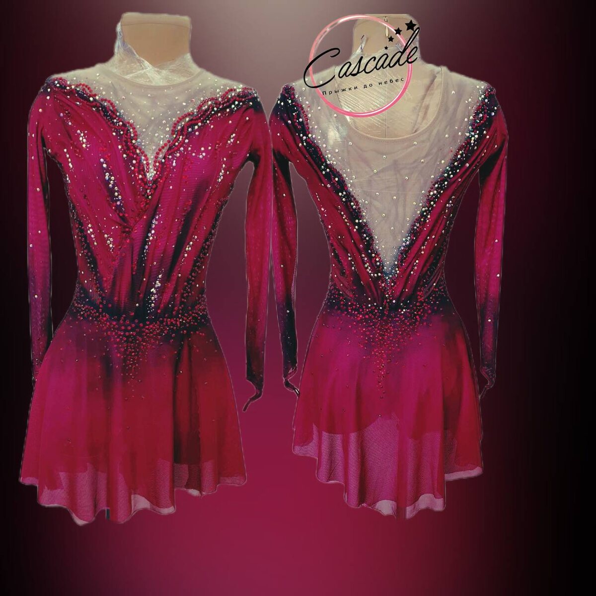 Аренда (прокат) платья для фигурного катания Тамара 