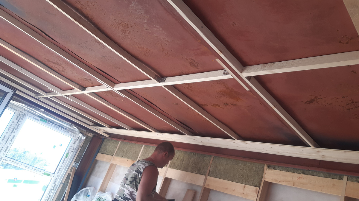 Каркас для крепления вагонки