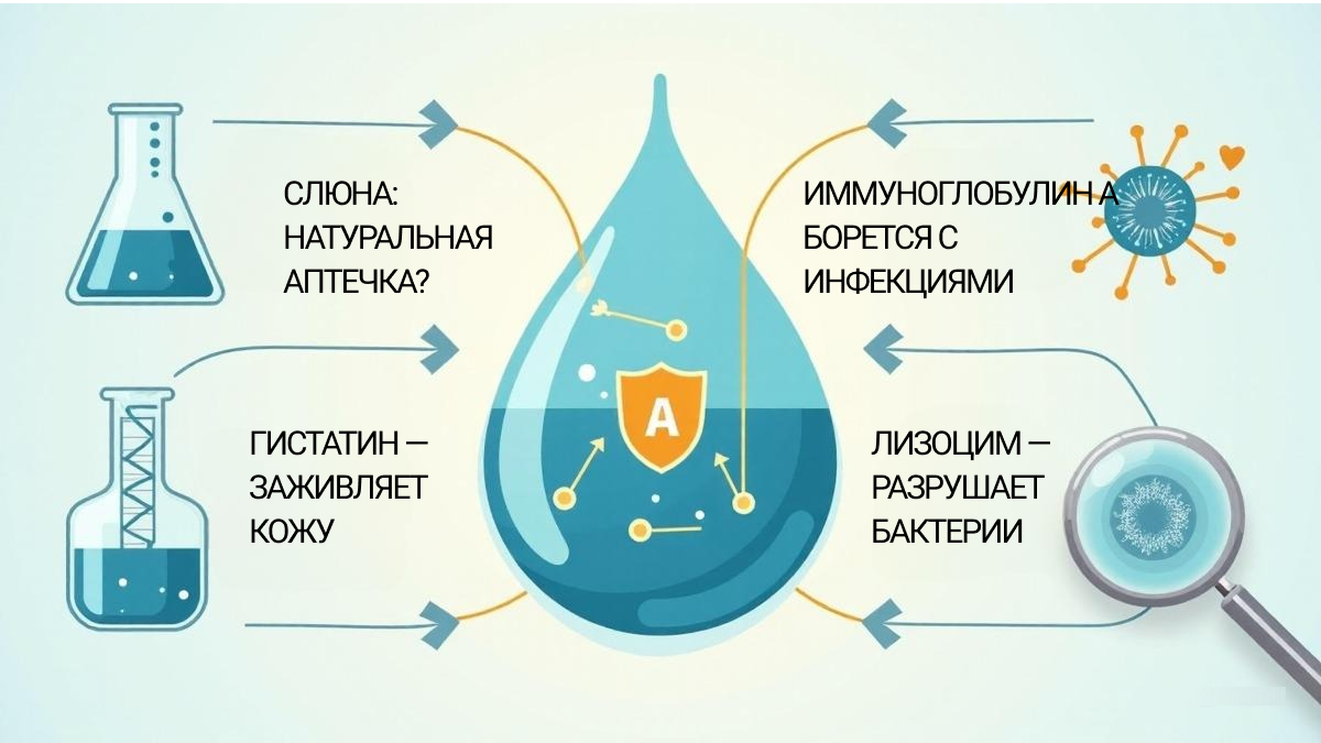 Химия в слюне