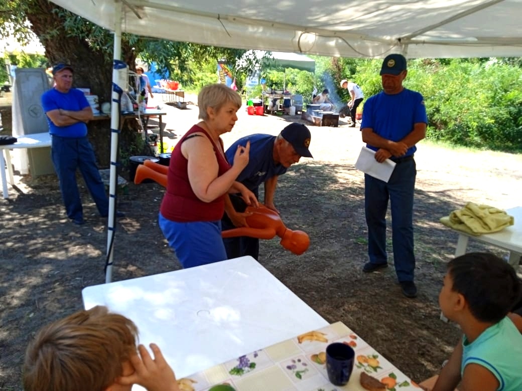 Профилактическое мероприятие в детском оздоровительно-спортивном лагере