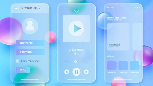 Глассморфизм — стиль в дизайне, имитирующий стеклянные поверхности с помощью полупрозрачности, размытости и мягких теней. Реалистичность достигается точной работой с формой, светом и глубиной: элементы выглядят объемно и натурально. Применяют в UX/UI интерфейсах digital-сервисов, чтобы подчеркнуть современность, легкость и технологичность продукта / Источник ddsi.ru
