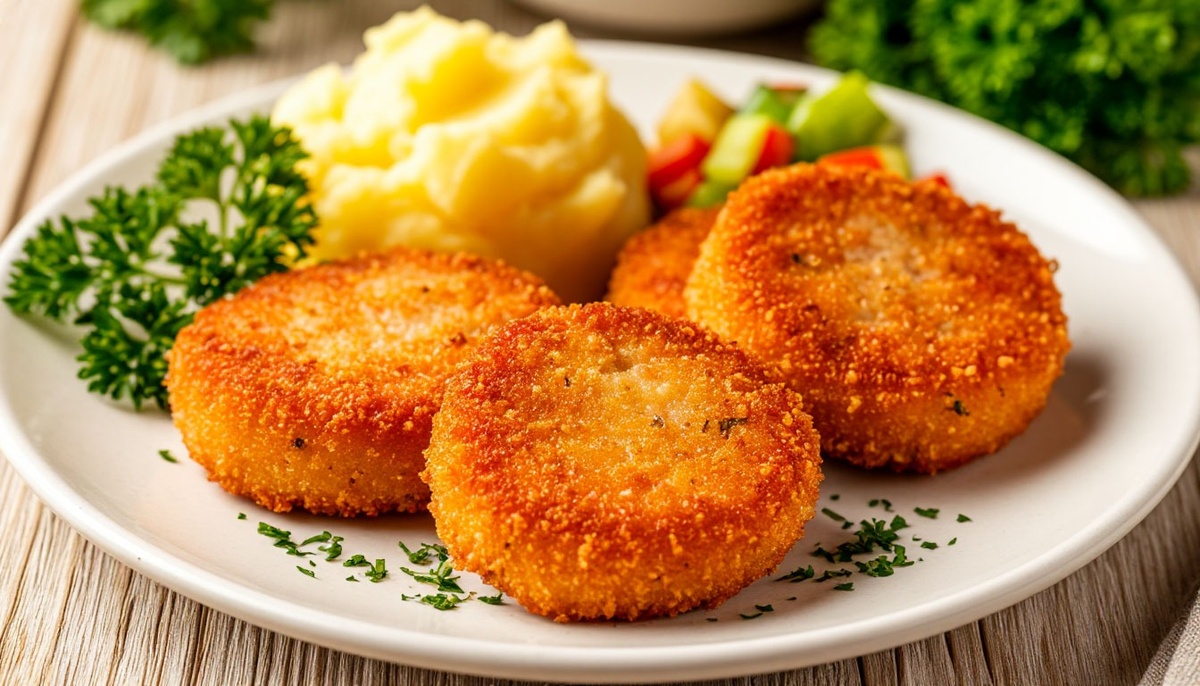 Куриные котлеты со свининой