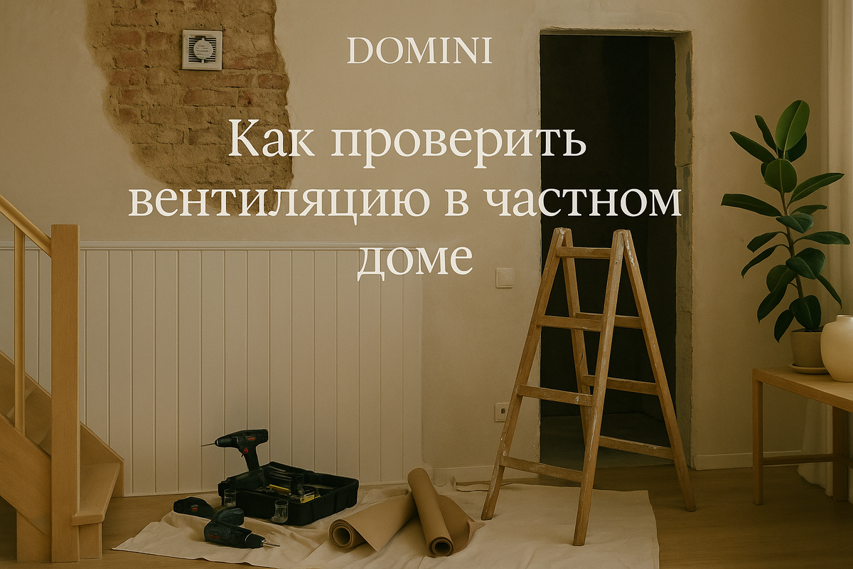   Проверка вентиляции в частном доме: советы для Подмосковья