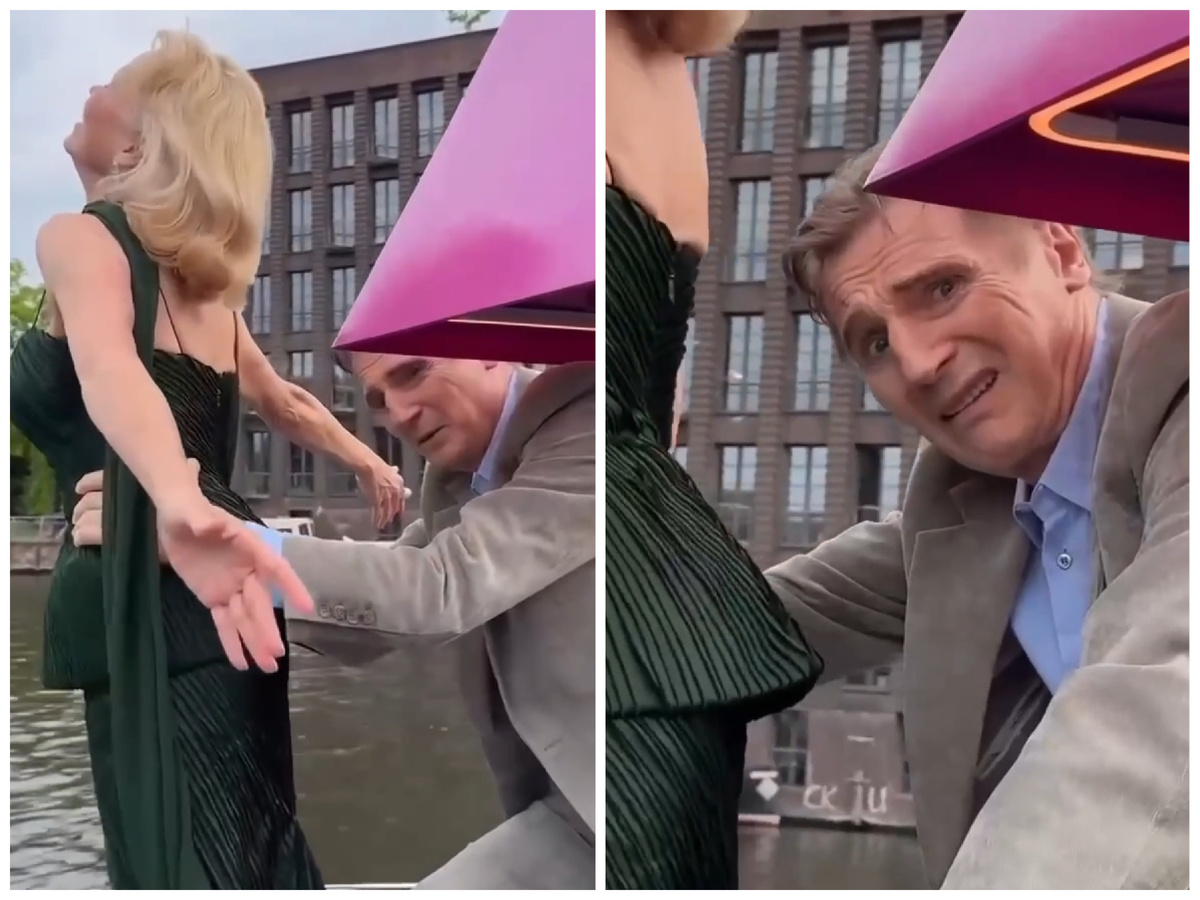 Памела Андерсон и Лиам Нисон