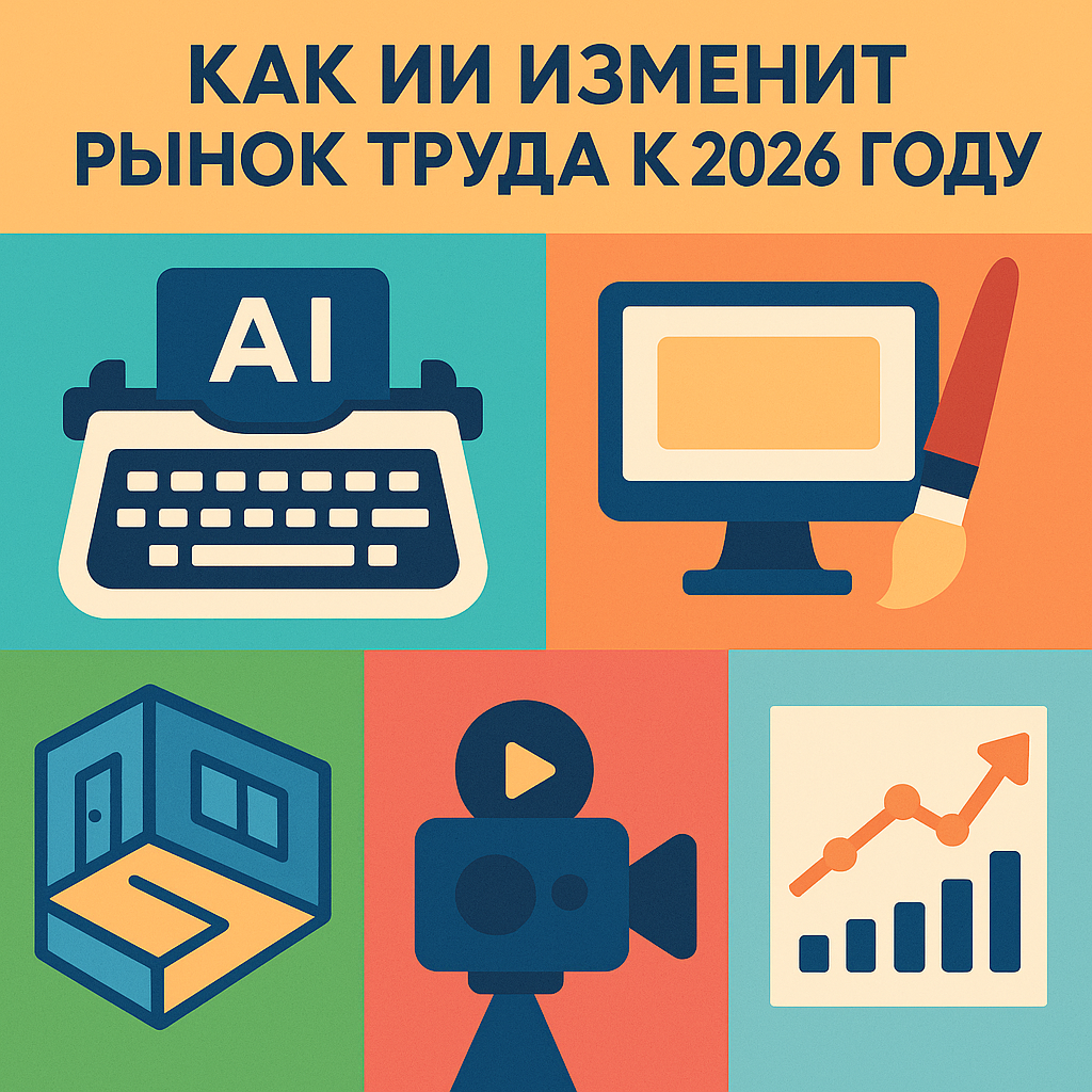 Уже через полтора года привычные профессии станут совсем другими: рутинные задачи уйдут в фон, а человеку останется лишь творческая и стратегическая часть работы. Готовьтесь к настоящей «AI-революции» — проверяем, какие профессии изменятся и какими инструментами можно воспользоваться уже сейчас