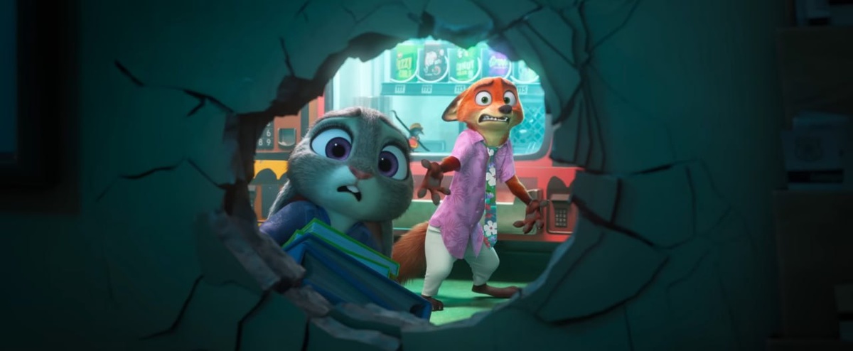 кадр из трейлера "Зверополис"