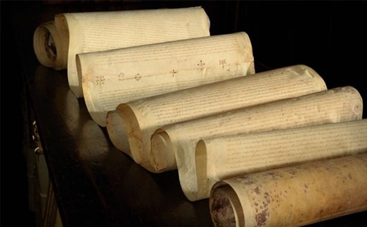 Отчет о суде над тамплиерами, 231 показание на 60 метрах пергамента