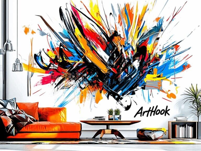    Абстрактные картины в интерьере гостиной: как выбрать идеальное полотно для создания уникальной атмосферы и стиля Art-Hook.Ru