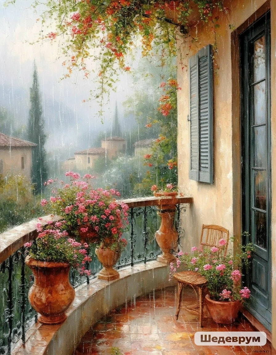 Летний дождь.