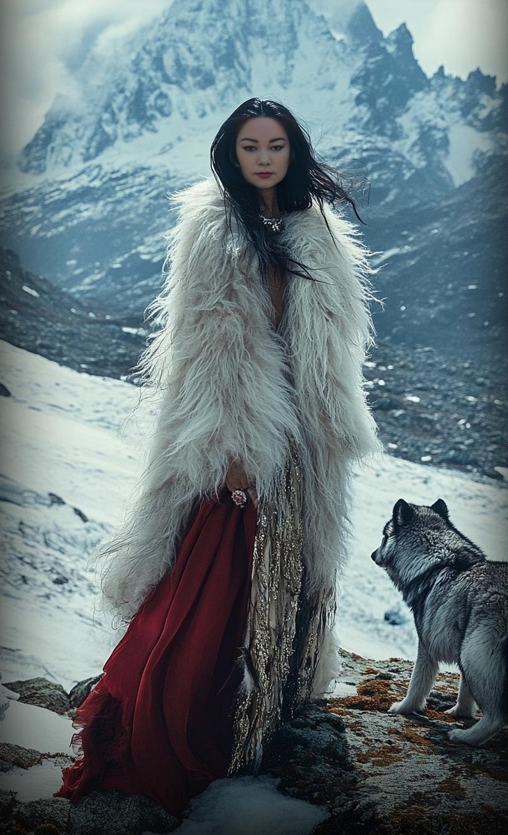 Это автор в образе матери волчицы. 