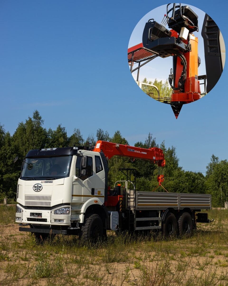 Манипулятор KANLGLIM KS1256 на шасси FAW