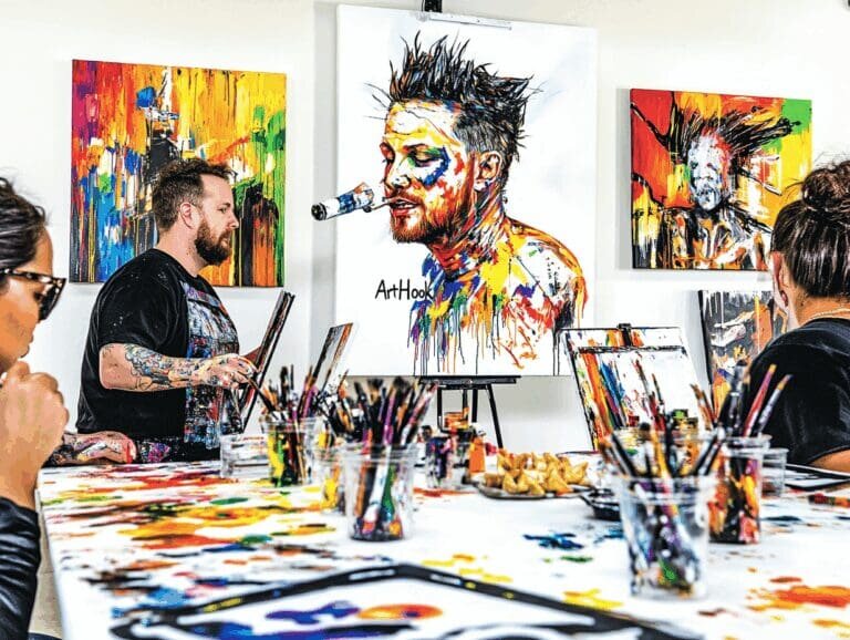    Арт-дегустация красками: как создать незабываемую вечеринку, полную творчества и вкуса Art-Hook.Ru