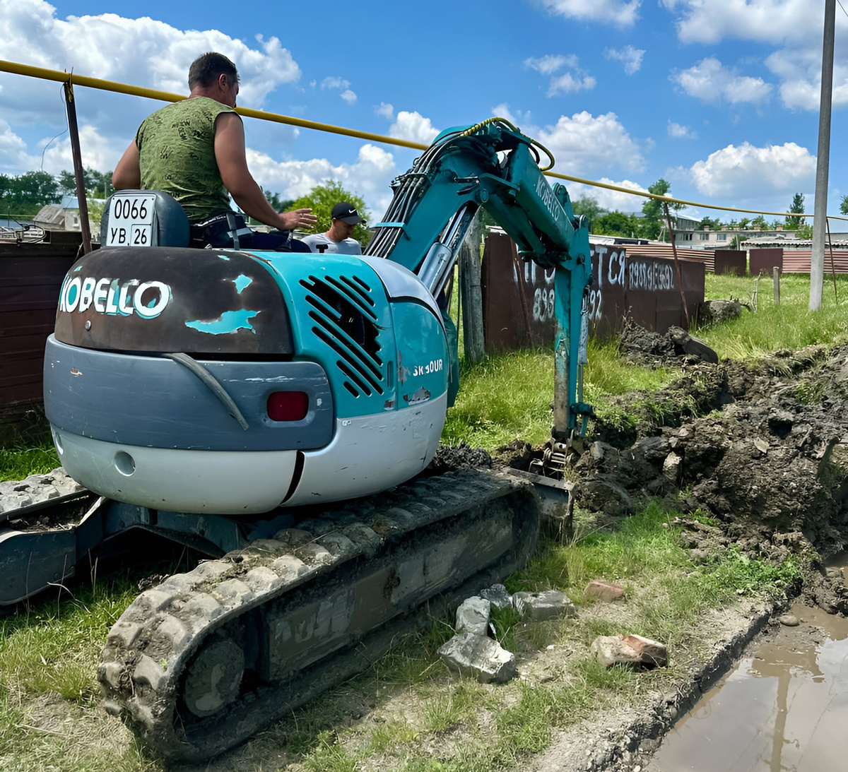 Вот так ведется модернизация водопроводных сетей