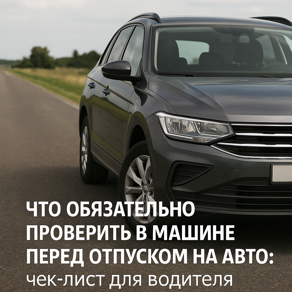 проверка авто перед отпуском