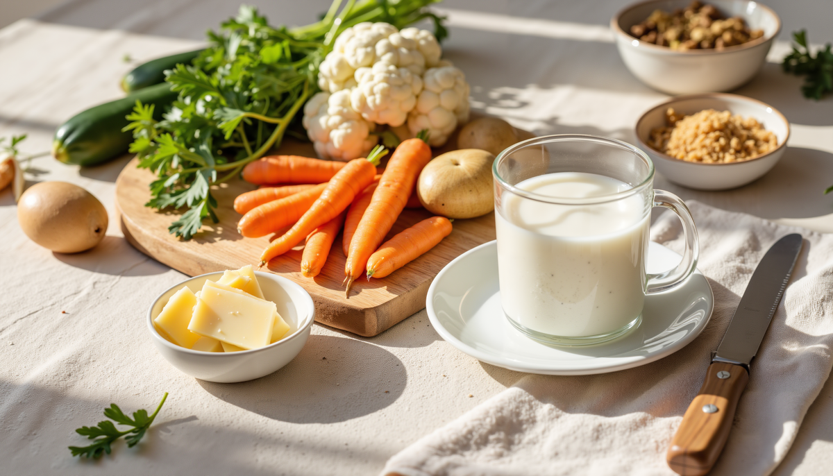 Продукты для овощного гратена