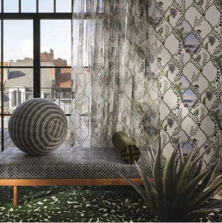 Обои и ткань Coup De Vent, коллекция Histoires Naturelles бренд, Christian Lacroix