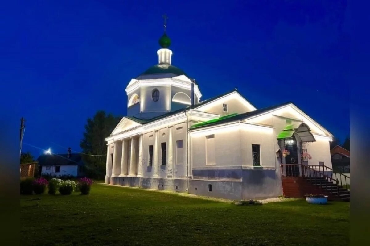    У двух зданий в Ярославской области появилась подсветка