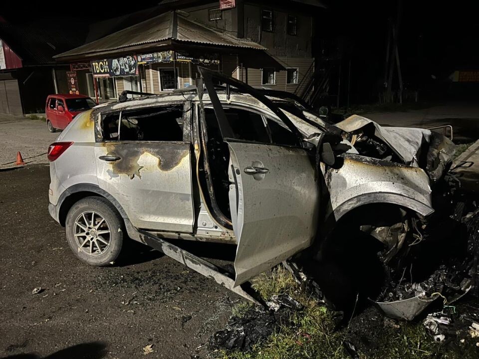    Пьяное ДТП в селе Усть-Кокса. Источник: МВД по Республике Алтай