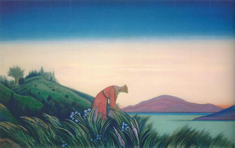 Н.К. Рерих. Добрые травы (Василиса премудрая) 1941
