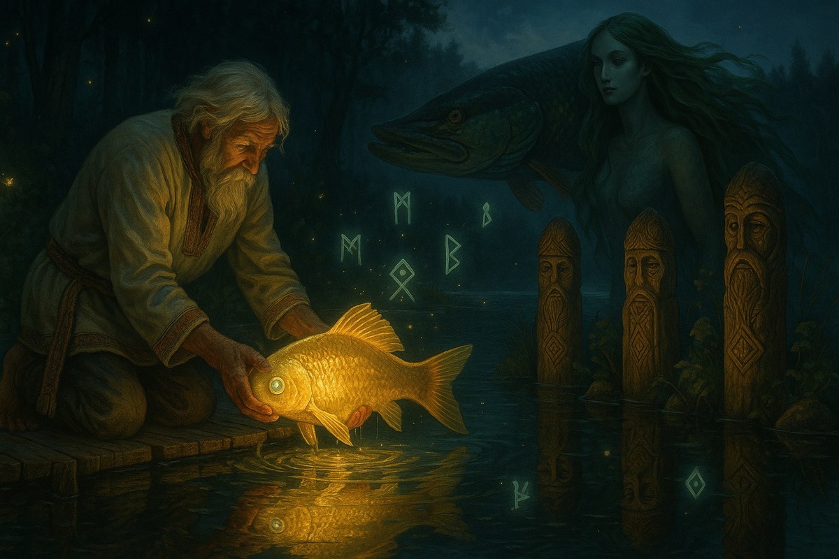 Что увидел старик в глазах золотой рыбки? Разгадка древнего мифа