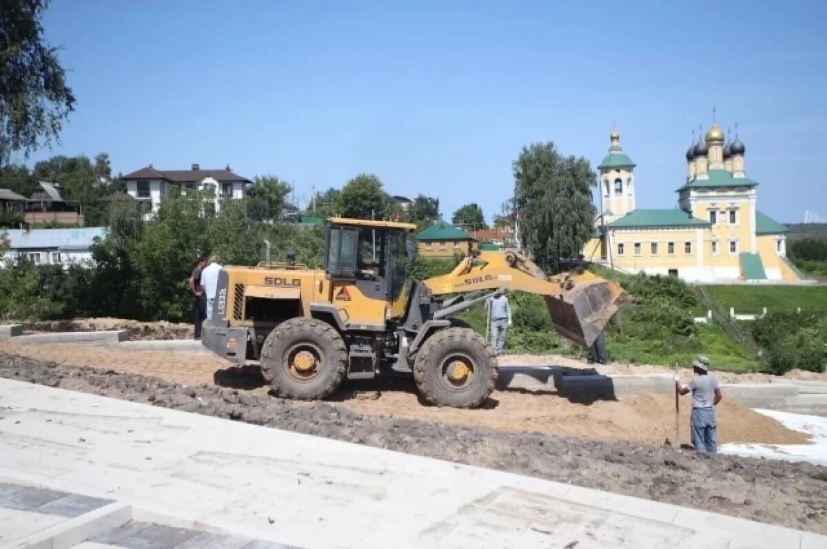    В Муроме строят промтехнопарк, спорткомплекс и благоустраивают набережную