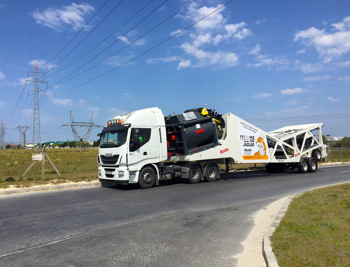 Мобильный бетонный завод ELKON