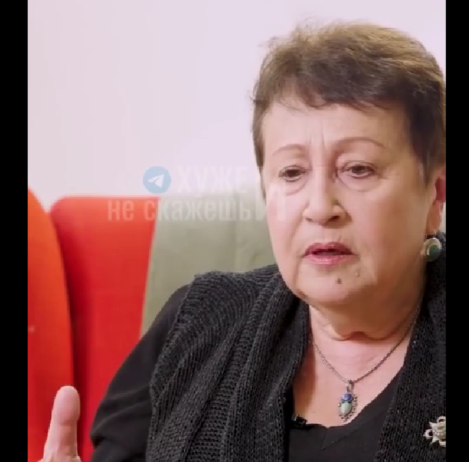    Кадр из интервью. Дина Рубина. Скриншот: телеграм-канал "Хуже и не скажешь"