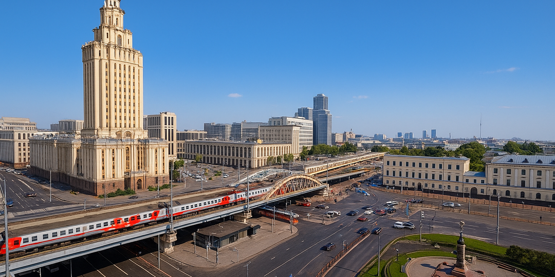 Бесплатная смотровая площадка на Площади трёх вокзалов: Москва с нового ракурса
