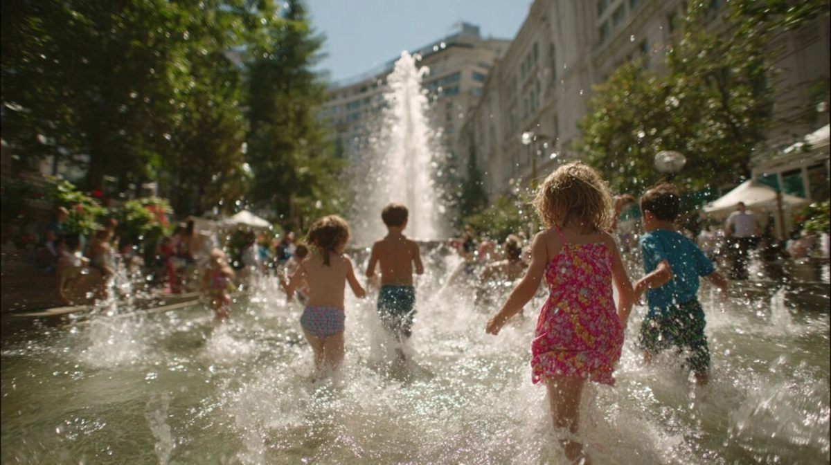 Погодные качели августа 2025-го: от тропической жары к арктическому вторжению. Фото: изображение Midjourney