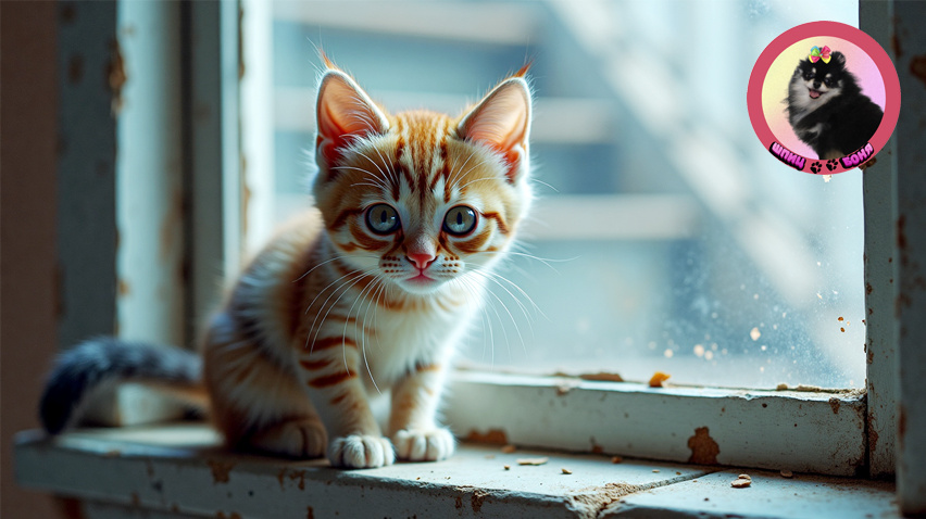 бездомный котенок