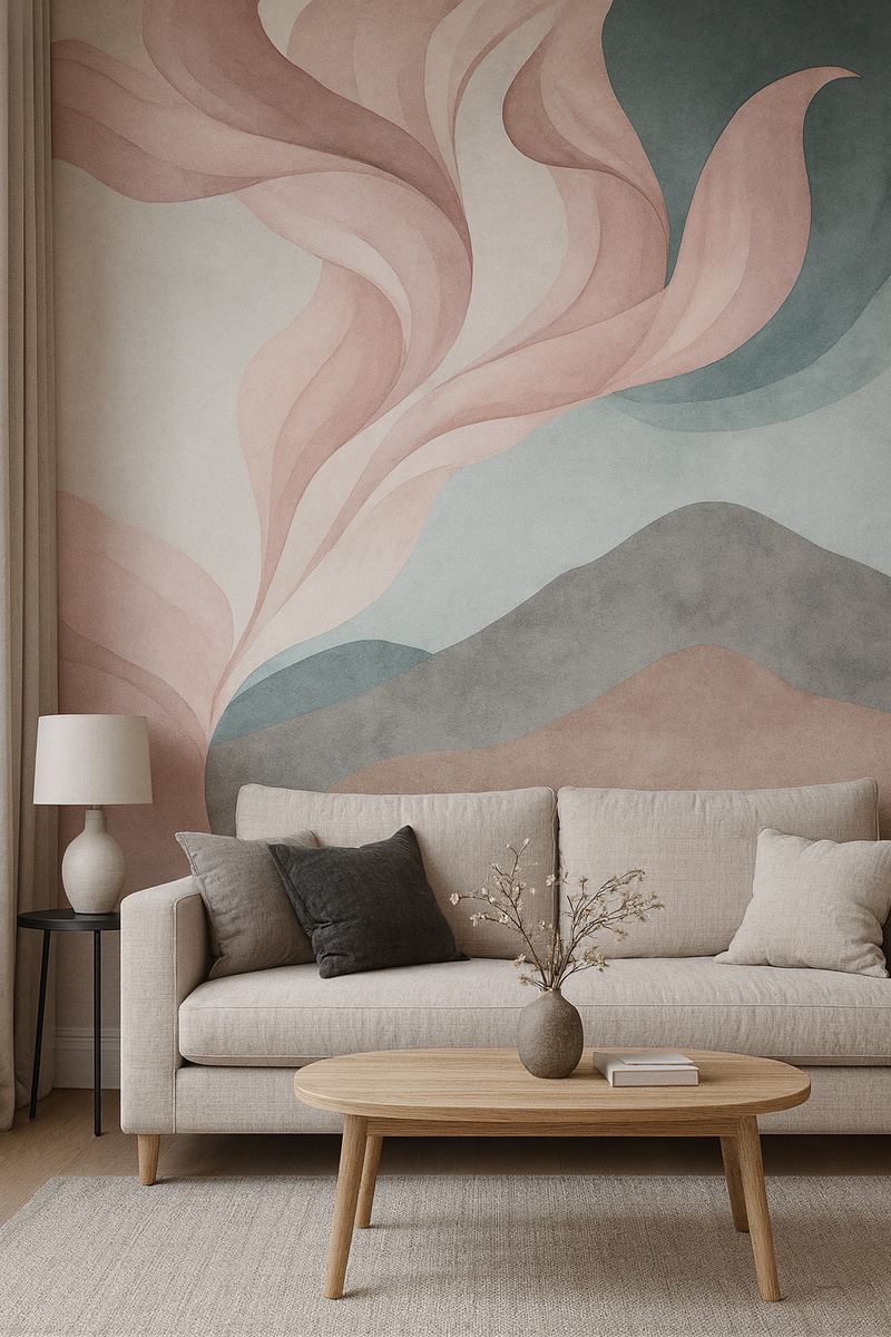 Бирюзово-розовая вуаль, арт. Ch-1056