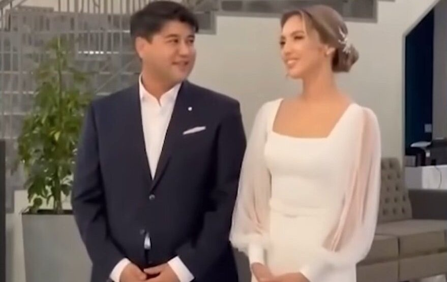 Свадьба Салтанат Нукеновой и Куандыкы Бишимбаева. Фото: соцсети