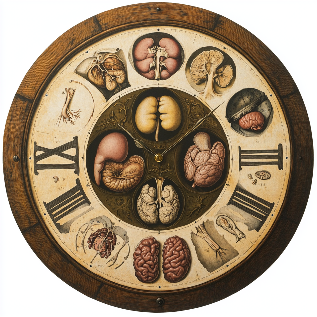 часы по мере просыпания наших органов