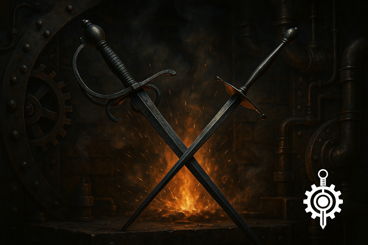 Рапира и шпага - два оружия, отражающие эволюцию дуэльной культуры