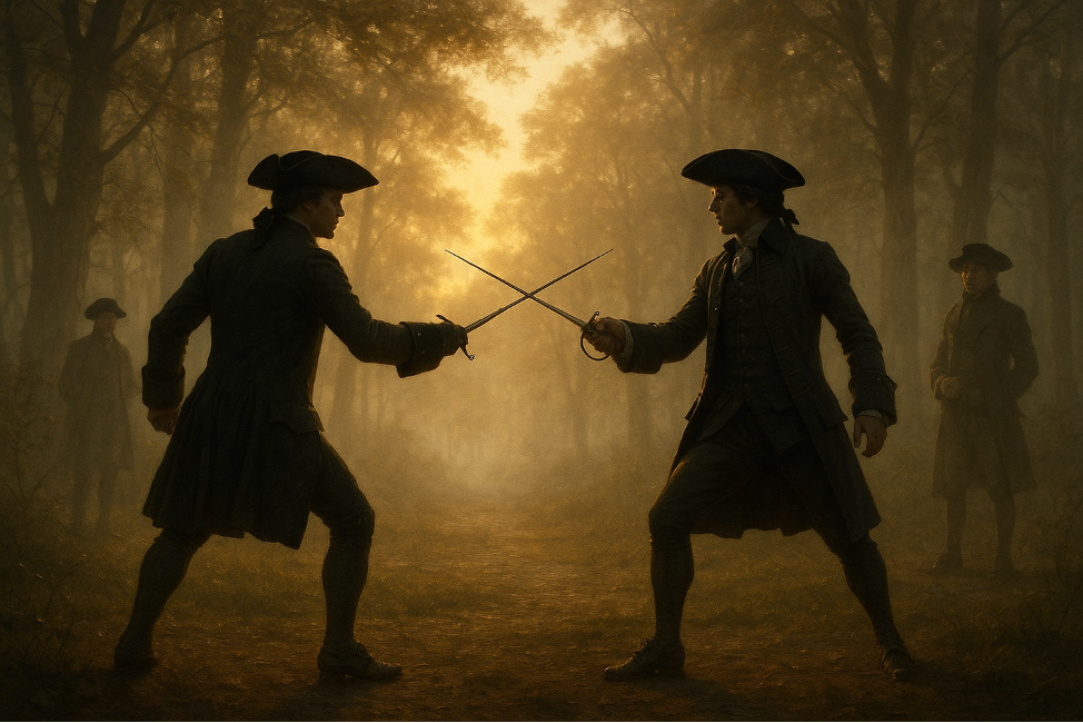 Дуэль на рассвете: ритуал чести эпохи Просвещения