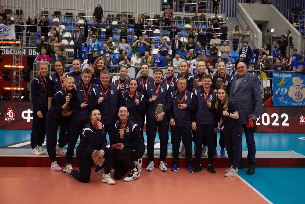 Декабрь 2022 года. "Динамо-Метар" - бронзовый призер Кубка России