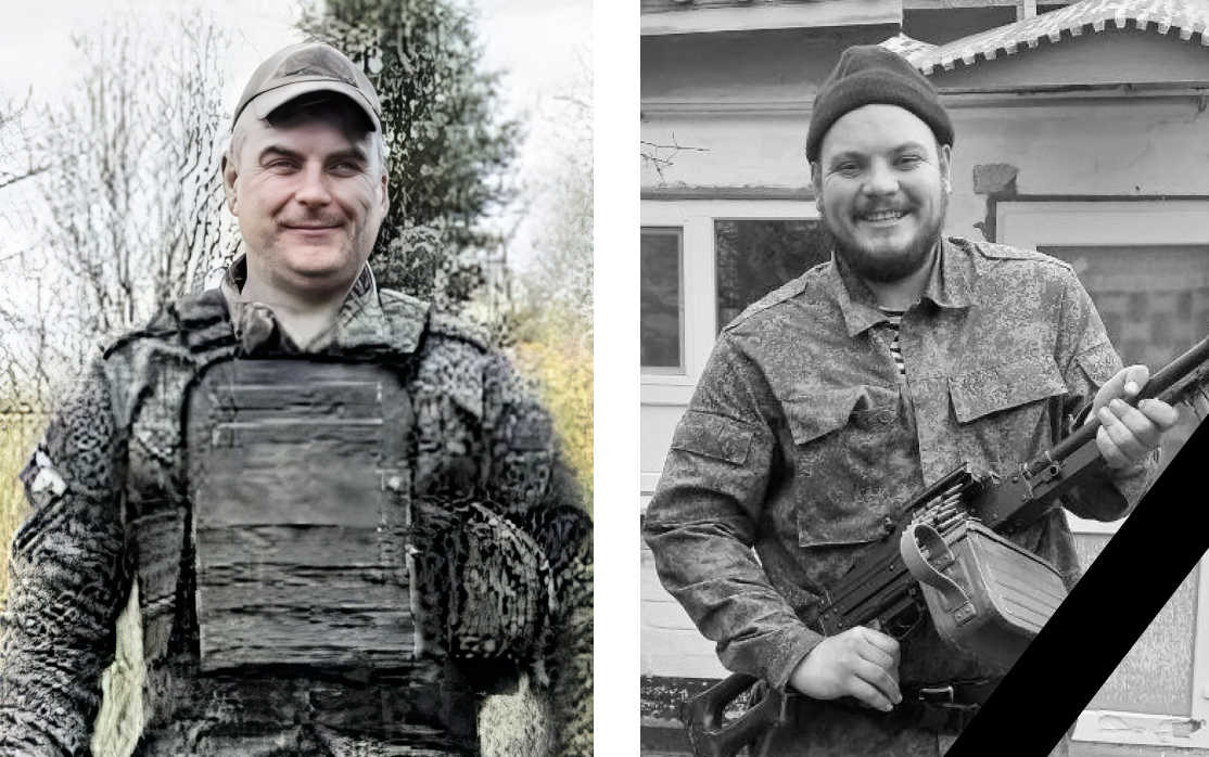 Олег Париенко (слева) продолжает достойно нести воинскую службу, а Денис Париенко (справа) навсегда останется добрым, искренним и справедливым в памяти близких.