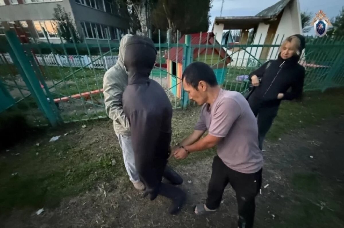    Мужчина напал на девочку сзади.