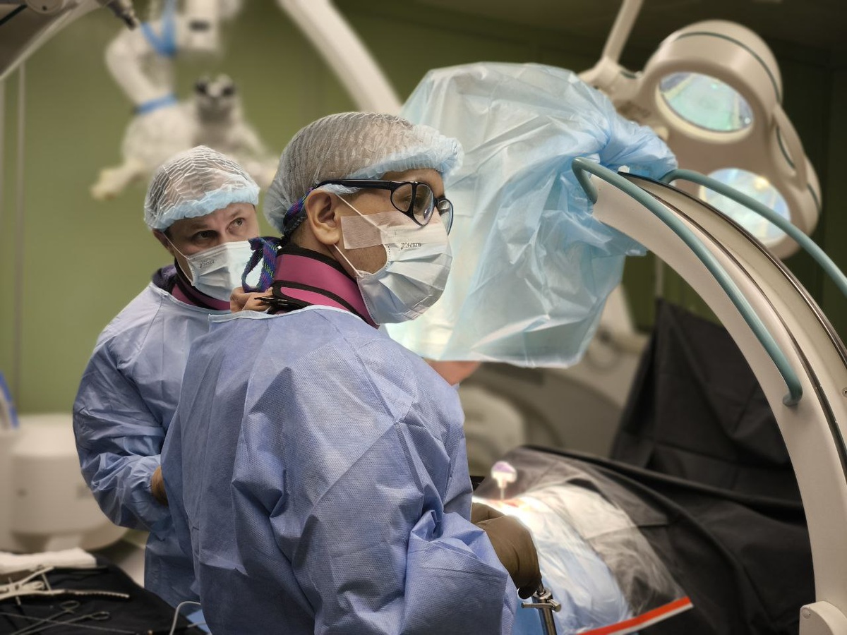 Операционная нейроортопедического отделения №2 Новосибирского НИИТО им. Я.Л. Цивьяна Минздрава России