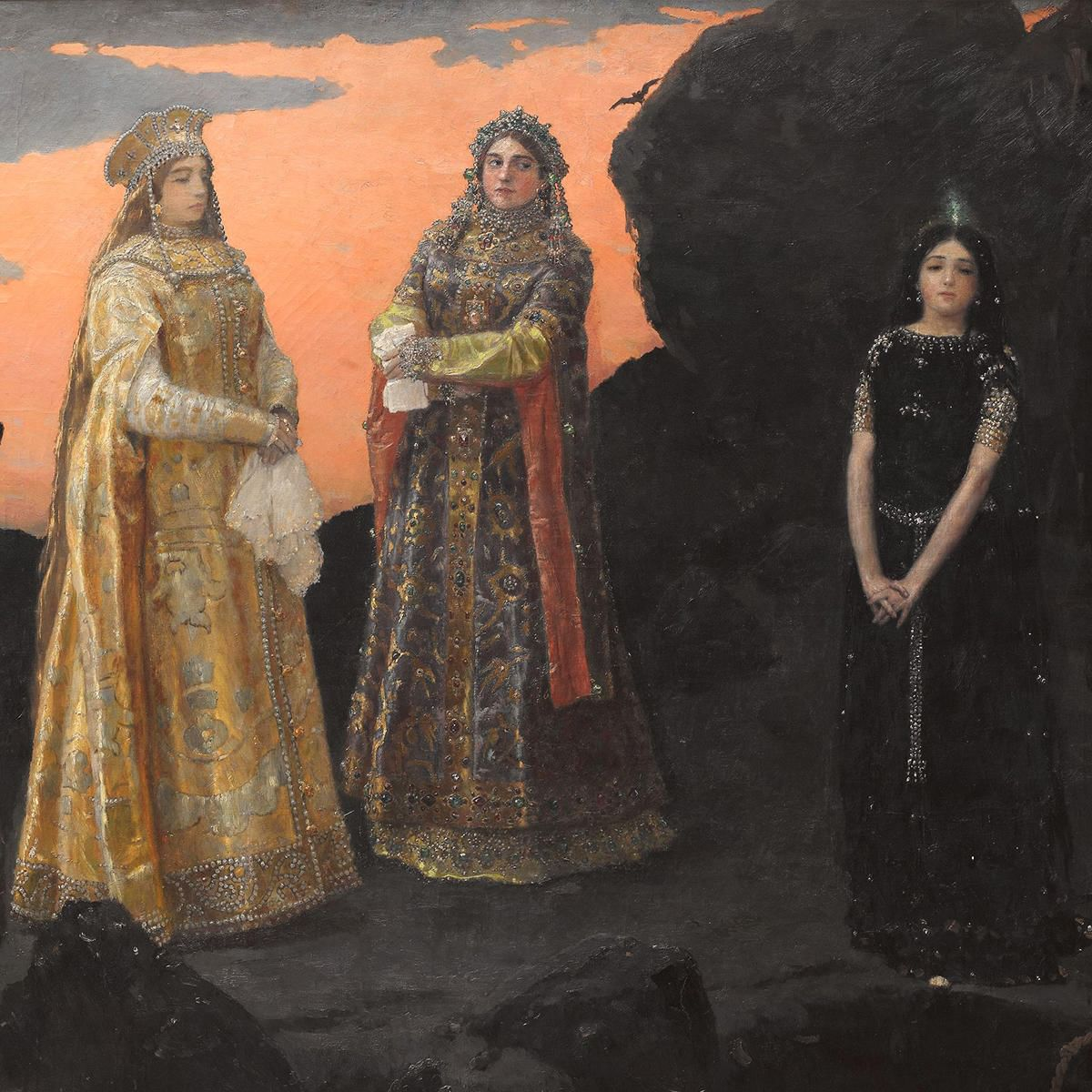 Виктор Васнецов. Три царевны подземного царства. 1881. Государственная Третьяковская галерея, Москва
