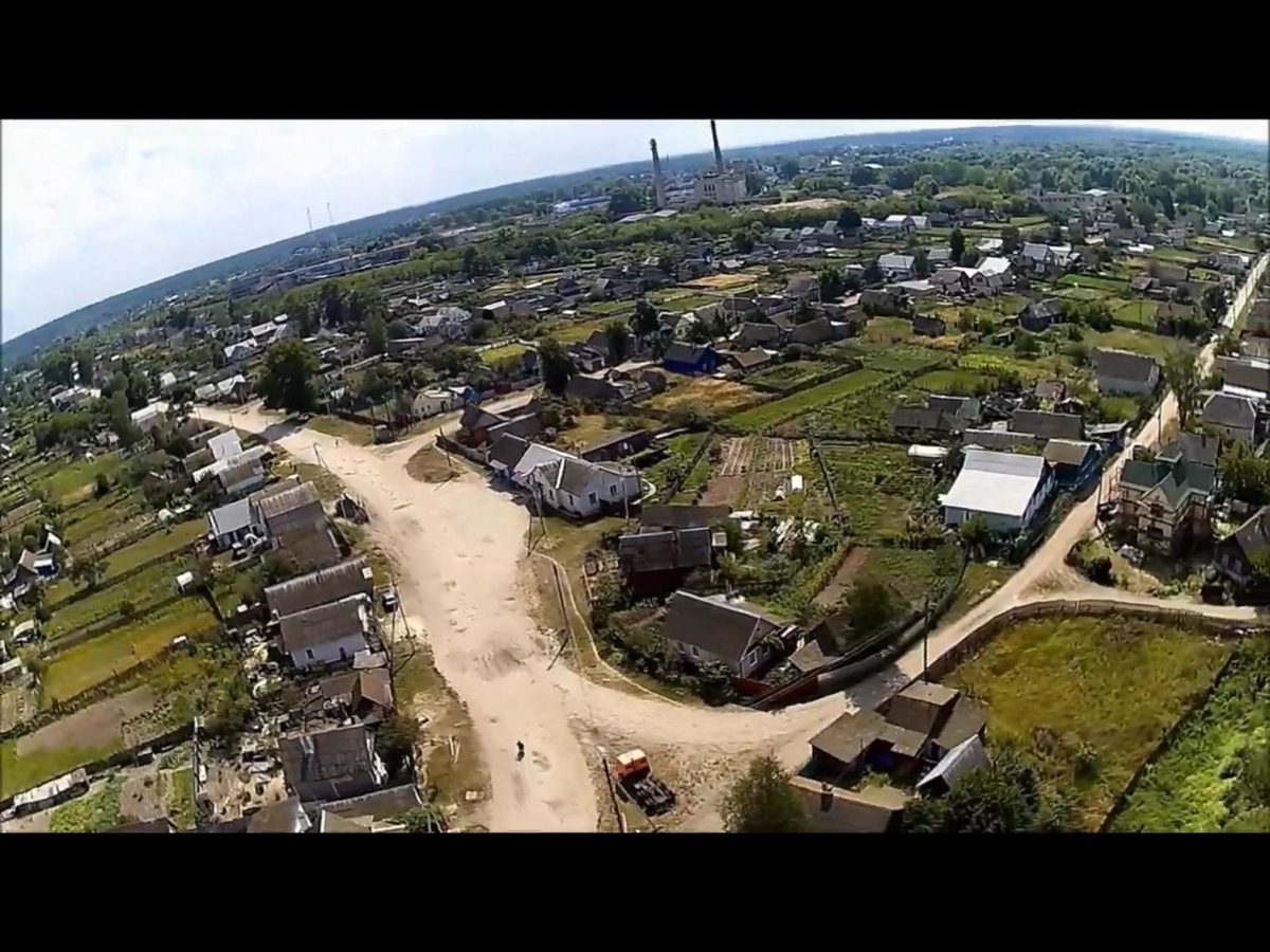 Вид на поселок сверху