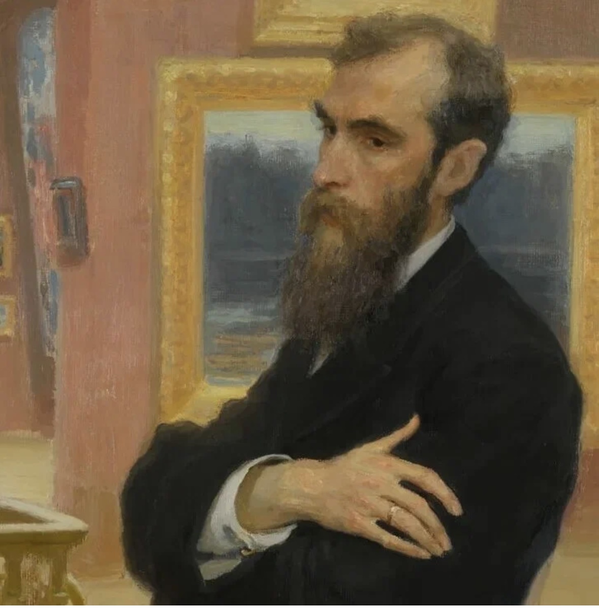 Портрет Павла Михайловича Третьякова кисти Ильи Репина, 1883 год