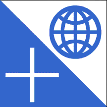 Флаг второго конгресса по вексиллологии. Источник: flags of the world. Белый цвет я обвёл для того, чтобы он не сливался с фоном.