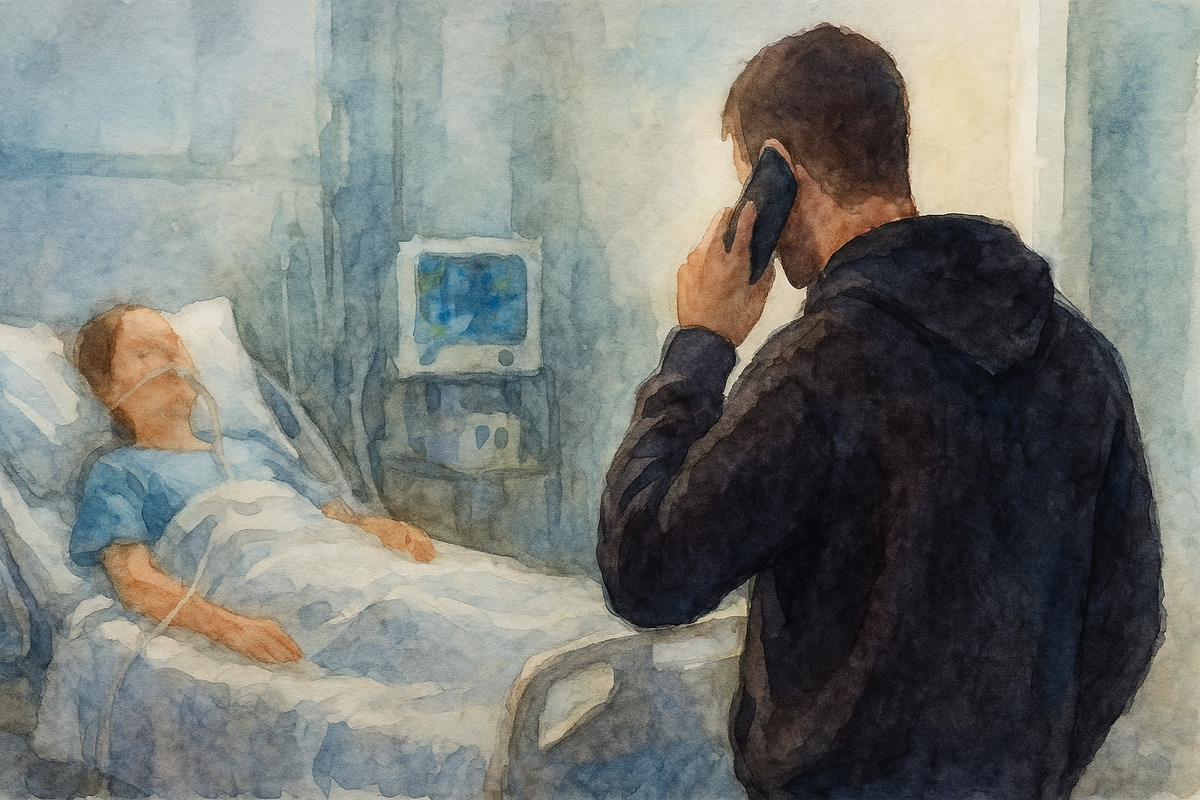 Пока девушка была в реанимации, отравитель оформлял на нее кредиты, а деньги переводил себе. Фото: создано в ChatGPT/DALL-E