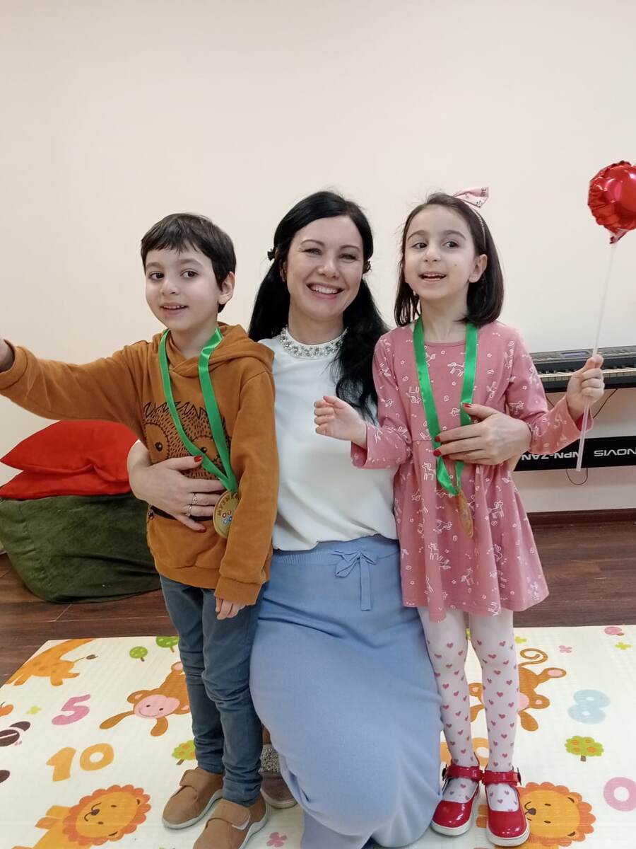 С моими учениками по ментальной музыке и фортепиано ❤️🎹 