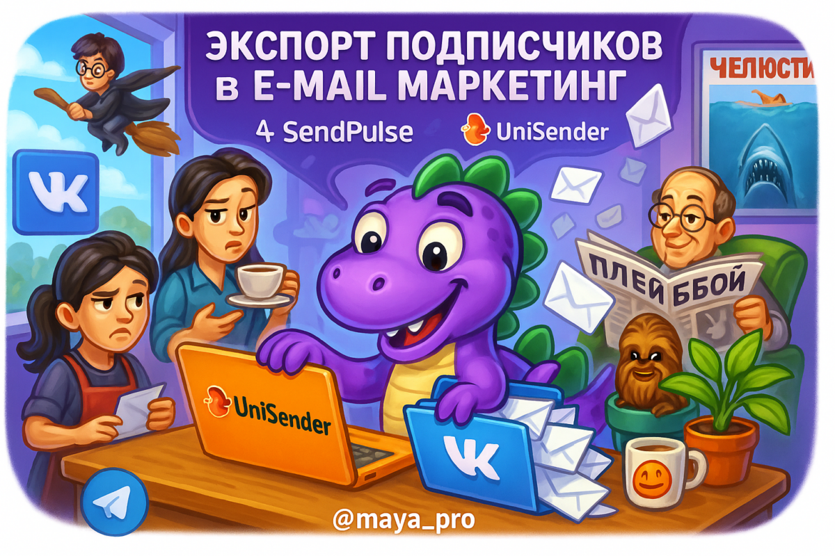   Экспорт подписчиков VK в e-mail: как не потерять бизнес в эпоху перемен Артур Хорошев
