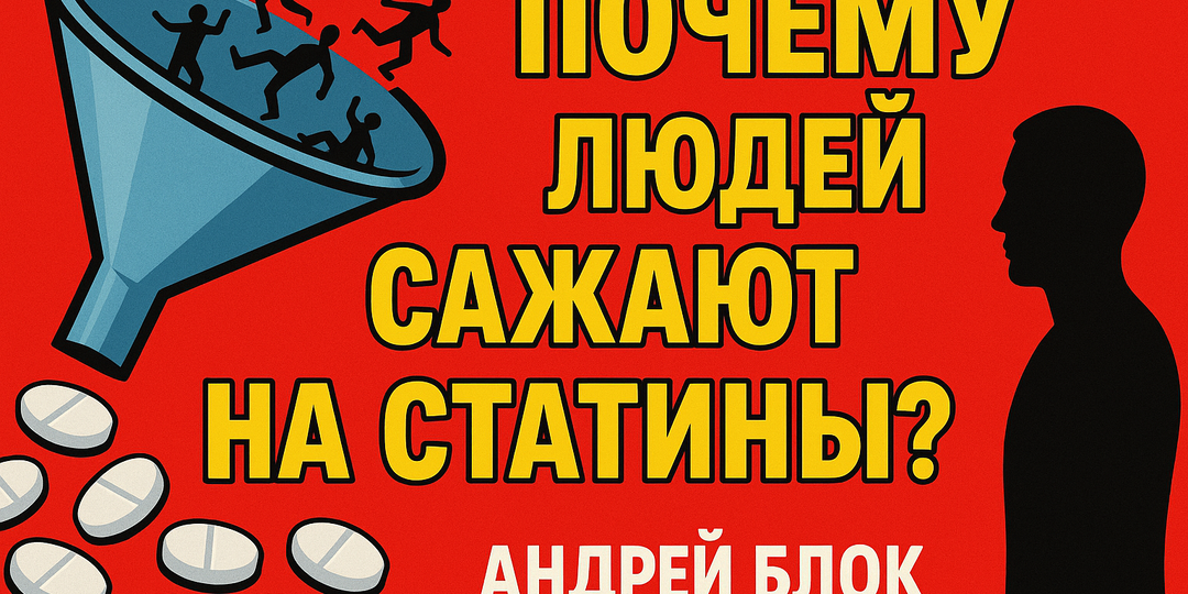 Почему ЛЮДЕЙ сажают на статины?