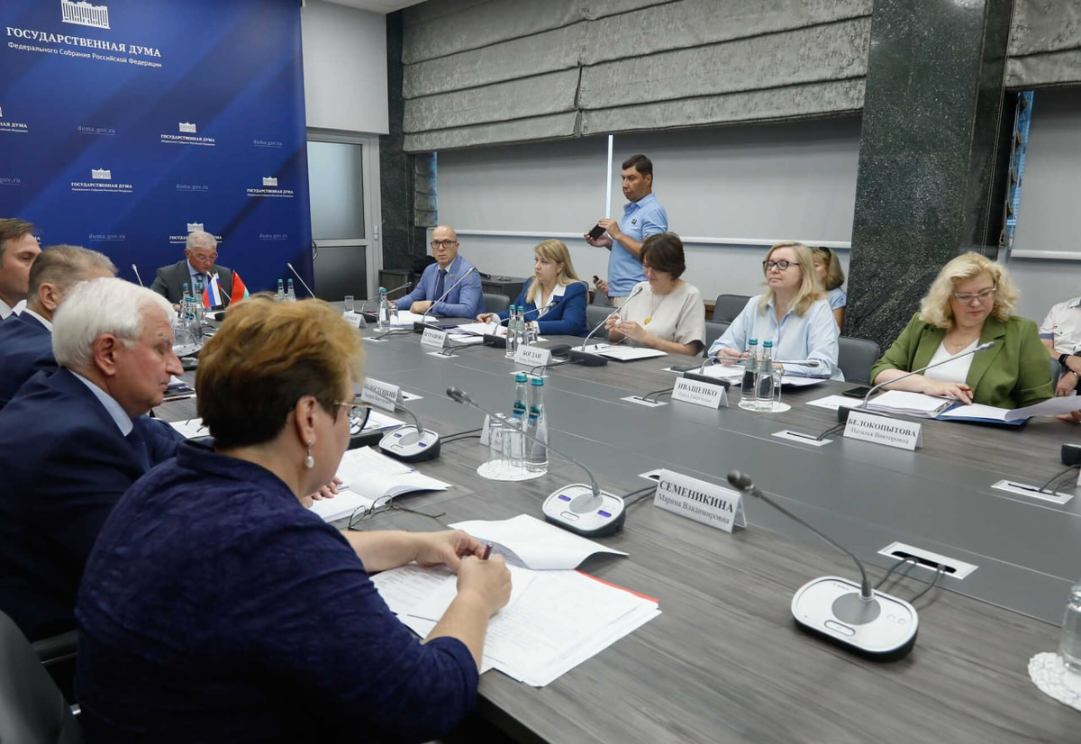 В Москве на заседании Комиссии Парламентского Собрания по здравоохранению речь шла об оказании медицинской помощи в Союзном Государстве Фото: Пресс-служба ПС