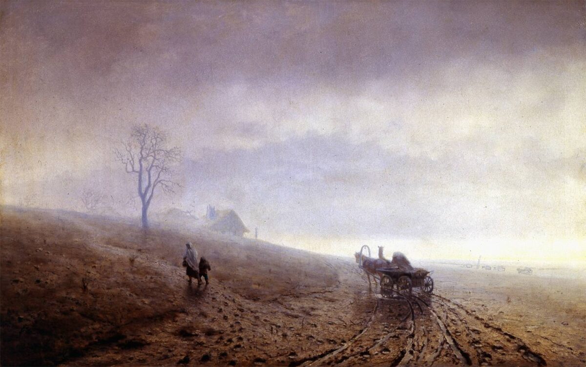 Осенняя распутица, Архип Куинджи, 1870-72