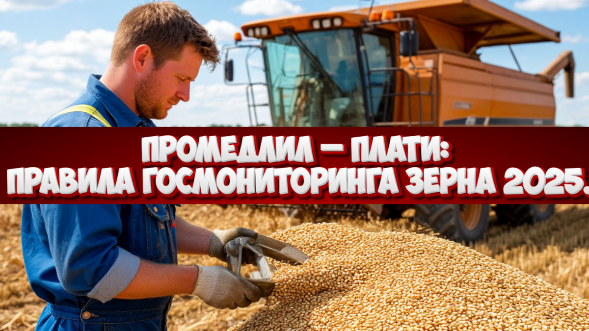Бесплатно только в поле: почему проверка качества зерна после уборки станет платной услугой в 2025